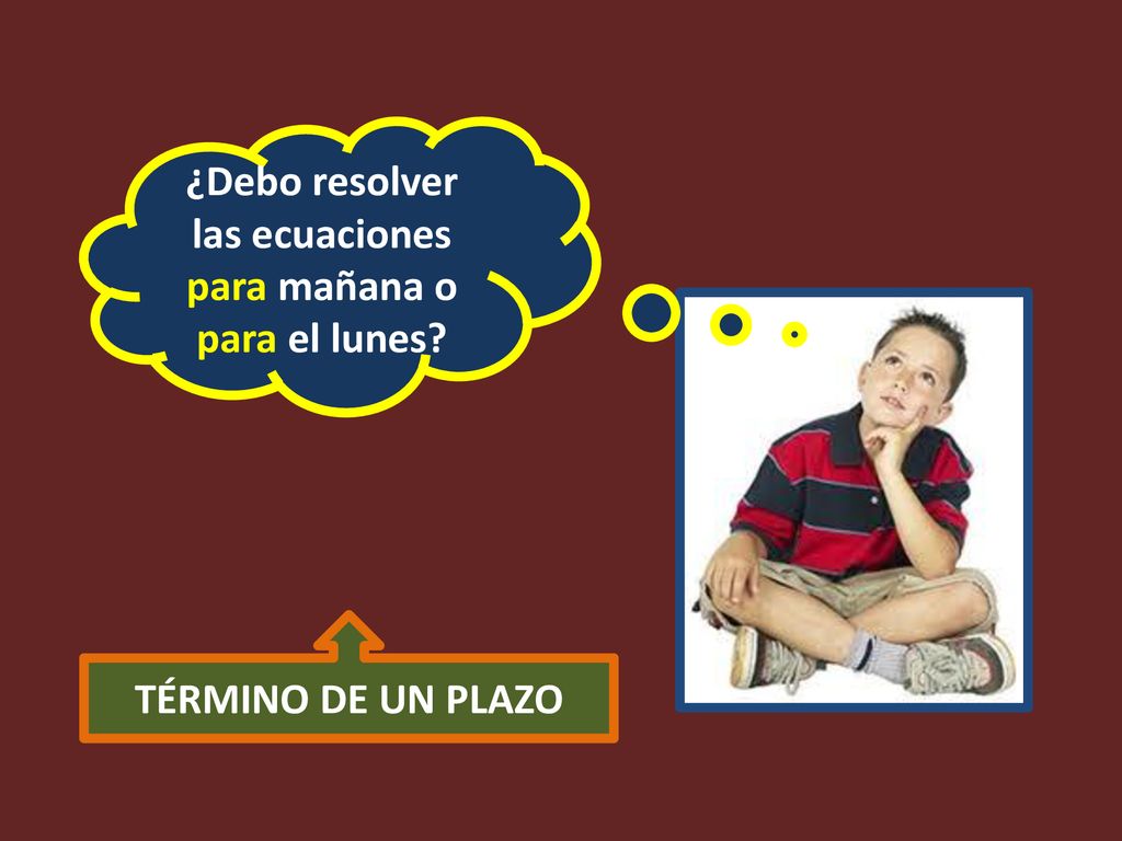 ¿Debo resolver las ecuaciones para mañana o para el lunes