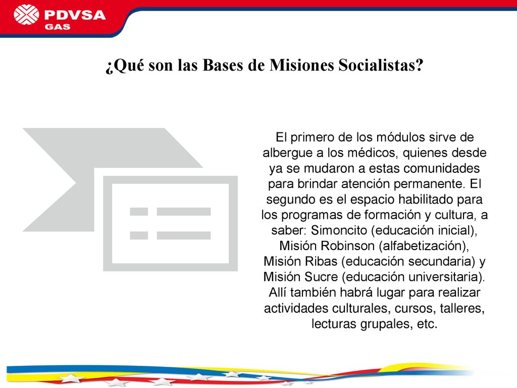 ¿Qué son las Bases de Misiones Socialistas