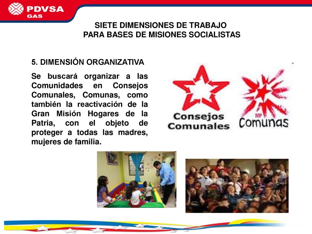 SIETE DIMENSIONES DE TRABAJO PARA BASES DE MISIONES SOCIALISTAS