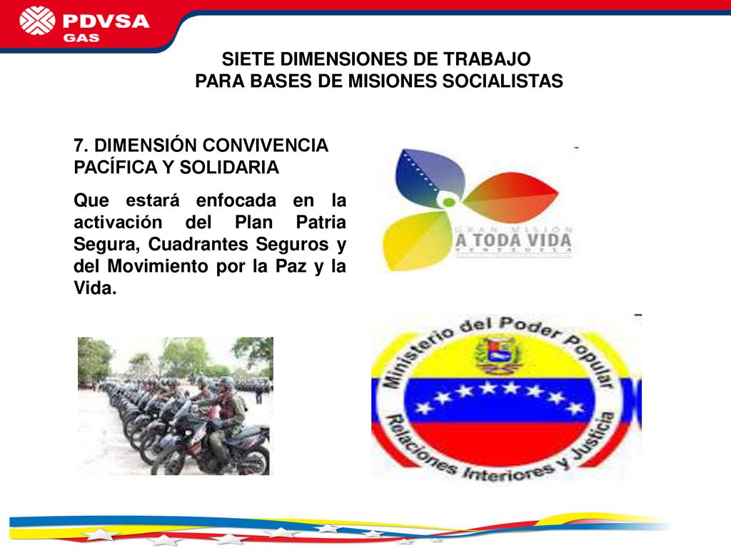 SIETE DIMENSIONES DE TRABAJO PARA BASES DE MISIONES SOCIALISTAS