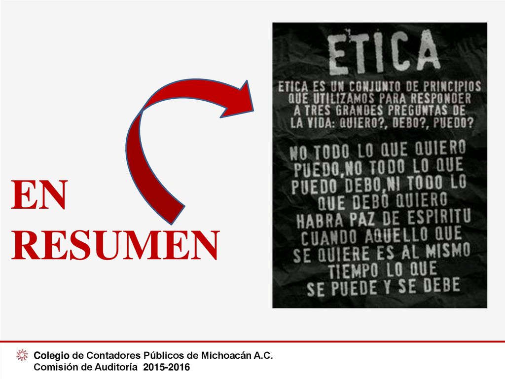 EN RESUMEN Colegio de Contadores Públicos de Michoacán A.C.