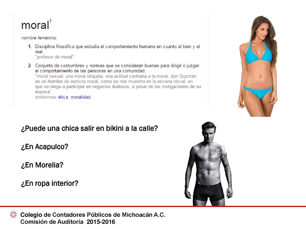 ¿Puede una chica salir en bikini a la calle ¿En Acapulco