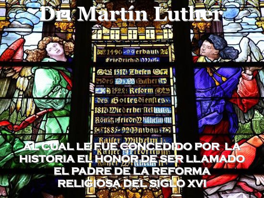 Dr. Martín Luther Q u e e x i s t e Y q u e n o