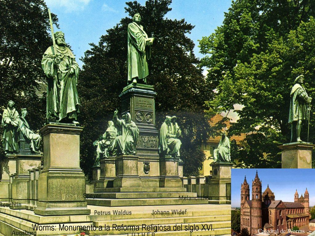 Worms: Monumento a la Reforma Religiosa del siglo XVI.