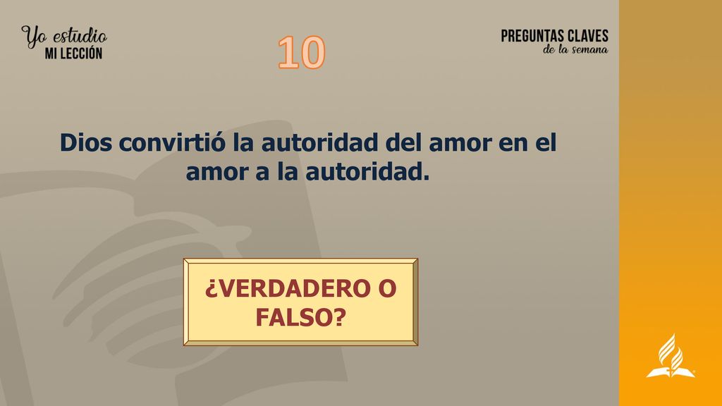 Dios convirtió la autoridad del amor en el amor a la autoridad.
