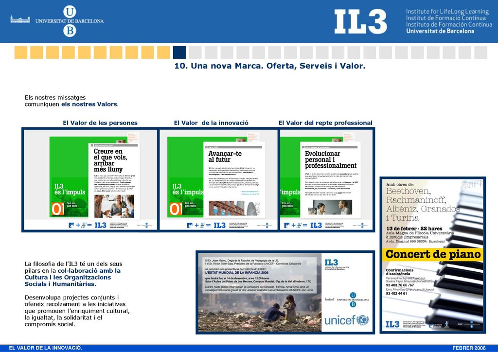 10. Una nova Marca. Oferta, Serveis i Valor.