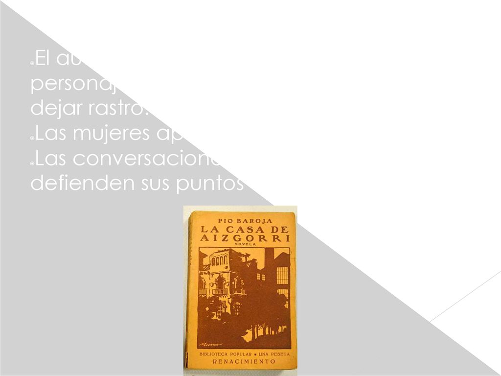 El autor incluye gran cantidad de personajes que luego desaparecen sin dejar rastro.