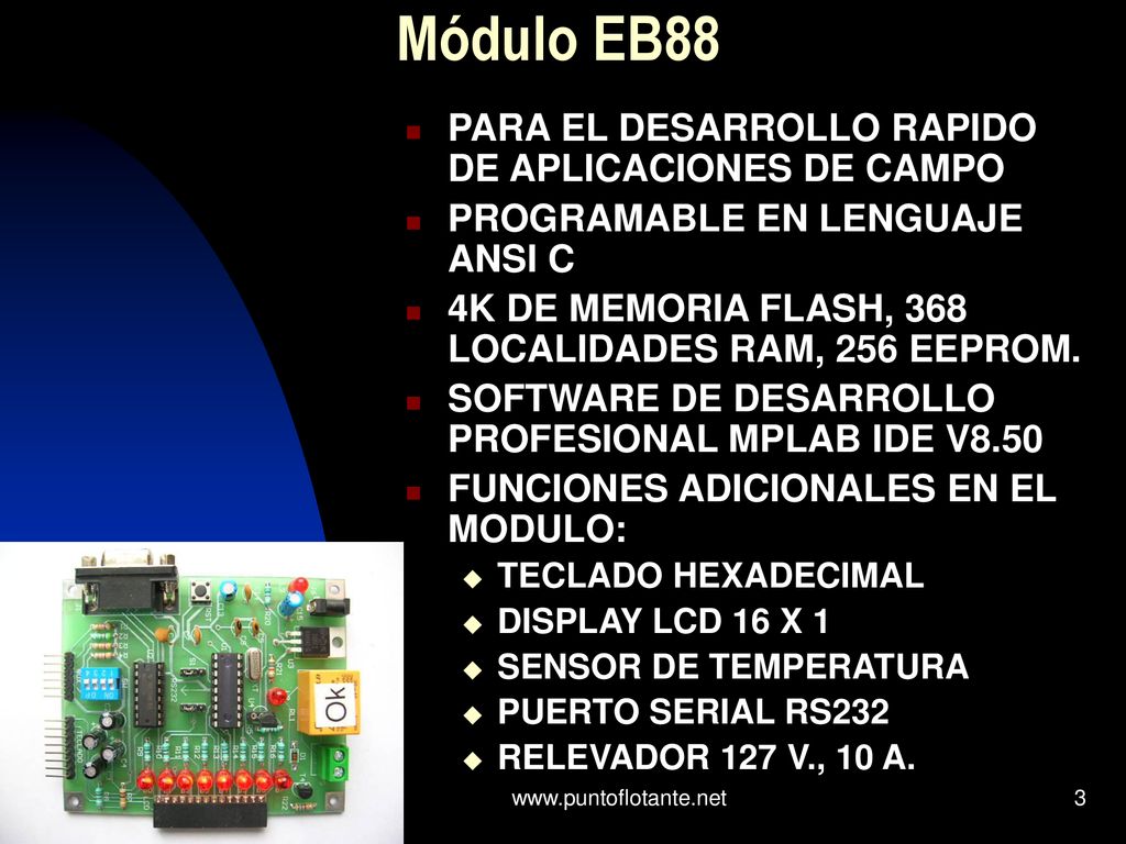 Módulo EB88 PARA EL DESARROLLO RAPIDO DE APLICACIONES DE CAMPO