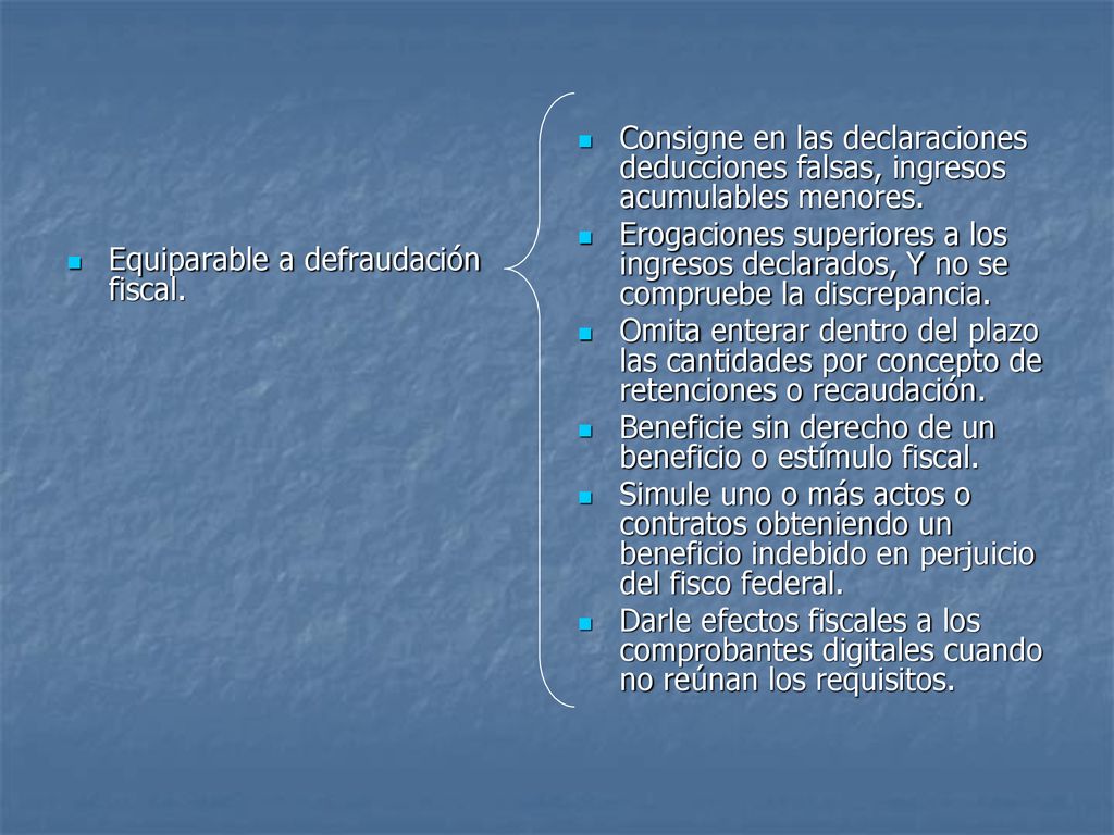 Consigne en las declaraciones deducciones falsas, ingresos acumulables menores.
