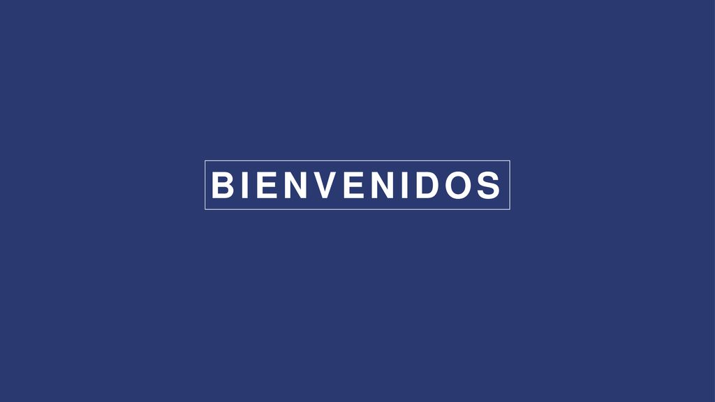 BIENVENIDOS Tengan un equipo de hospitalidad que dé la bienvenida a todos. Inviten a los jóvenes para que sean parte de este equipo.