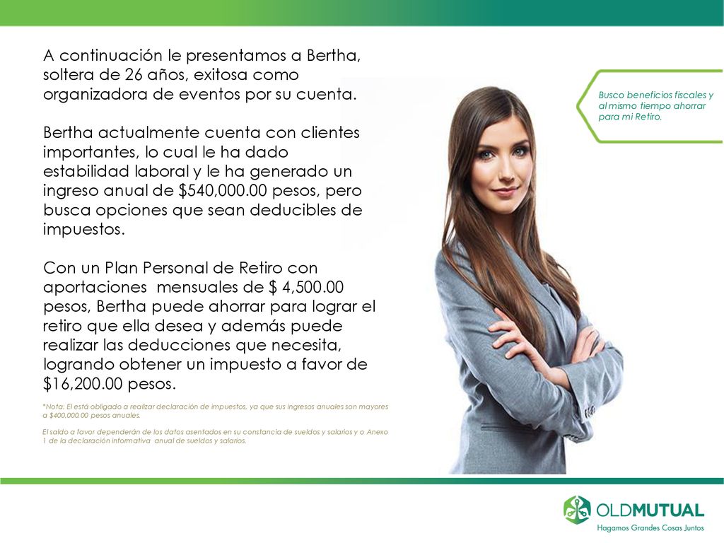 A continuación le presentamos a Bertha, soltera de 26 años, exitosa como organizadora de eventos por su cuenta.
