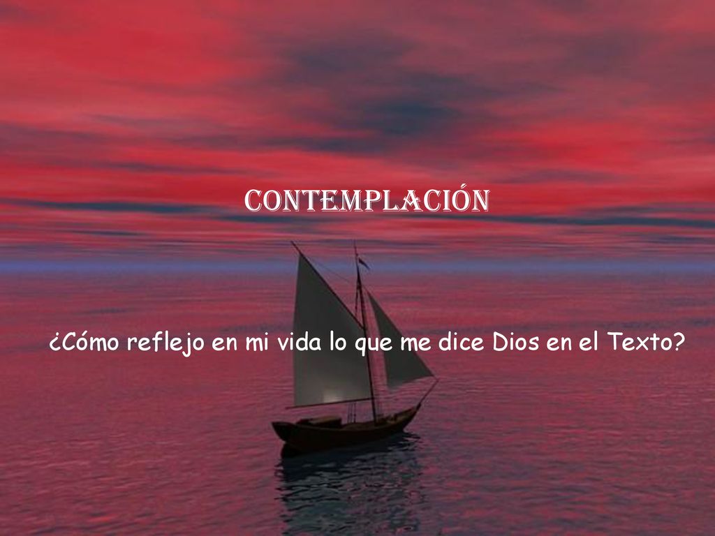 ¿Cómo reflejo en mi vida lo que me dice Dios en el Texto