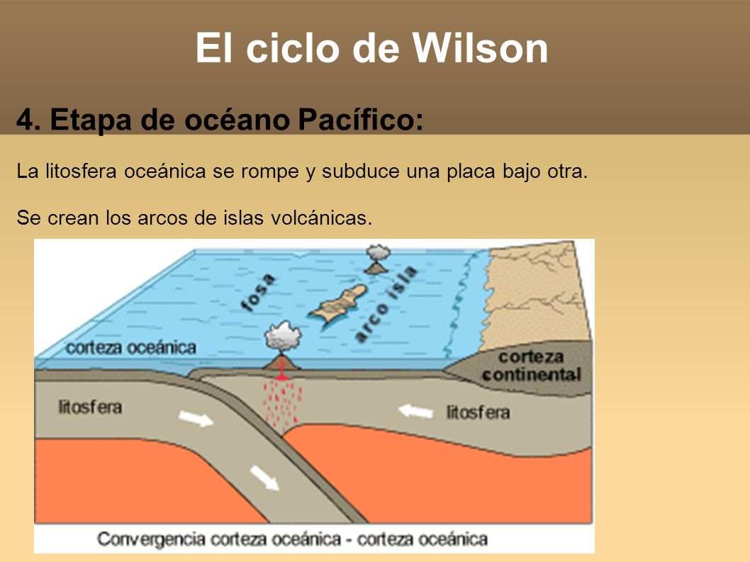 El ciclo de Wilson 4. Etapa de océano Pacífico: