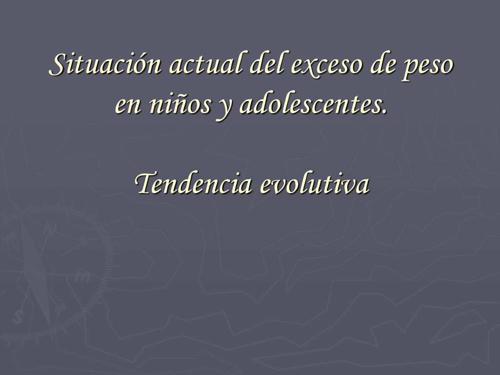 Situación actual del exceso de peso en niños y adolescentes