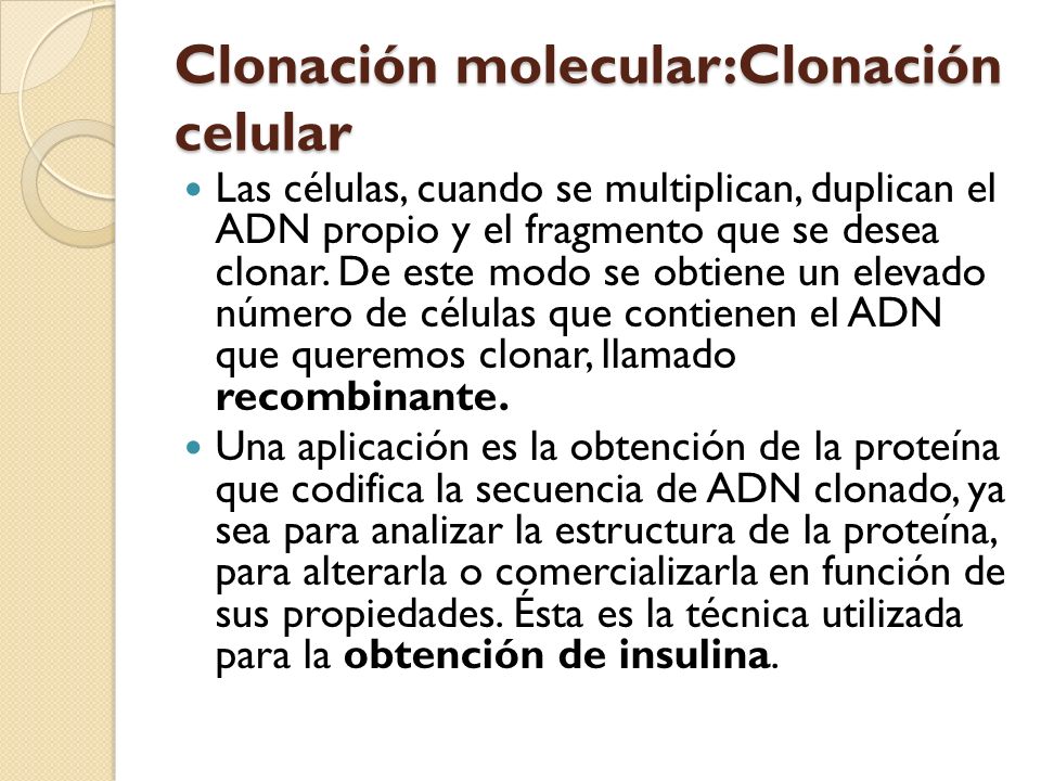 Clonación molecular:Clonación celular