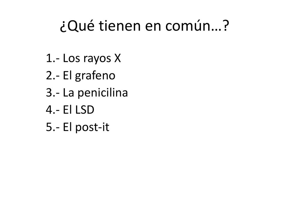 ¿Qué tienen en común… 1.- Los rayos X 2.- El grafeno