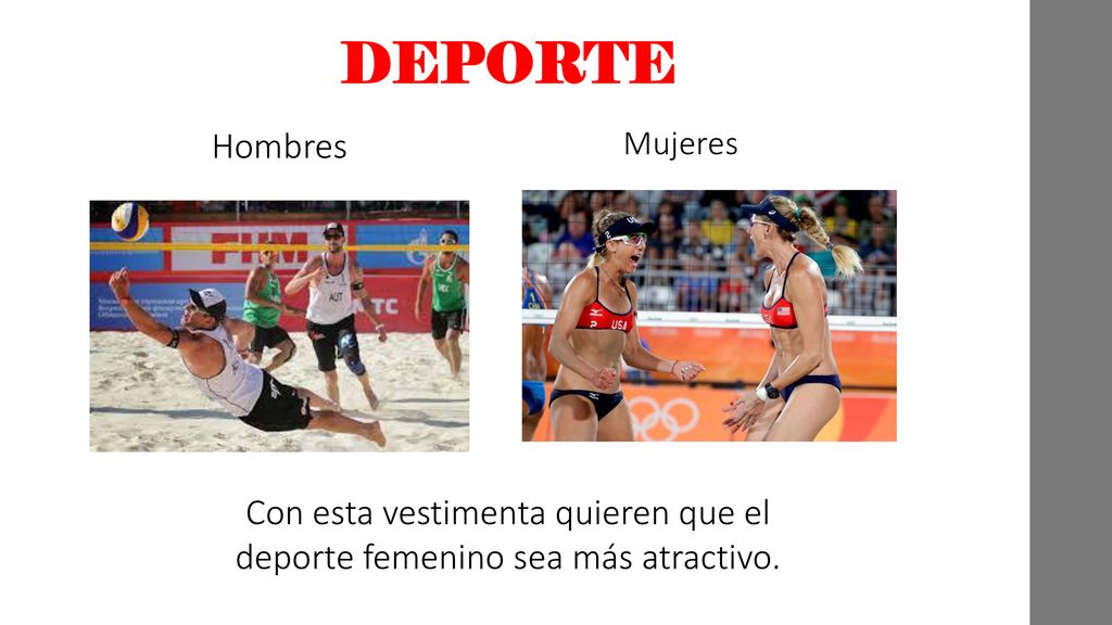 Con esta vestimenta quieren que el deporte femenino sea más atractivo.