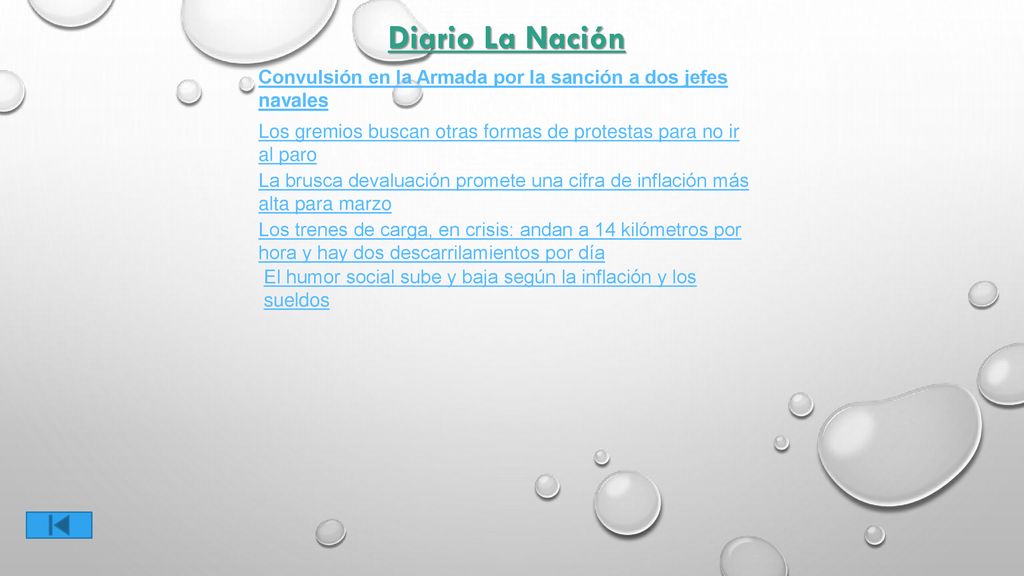 Diario La Nación Convulsión en la Armada por la sanción a dos jefes navales. Los gremios buscan otras formas de protestas para no ir al paro.