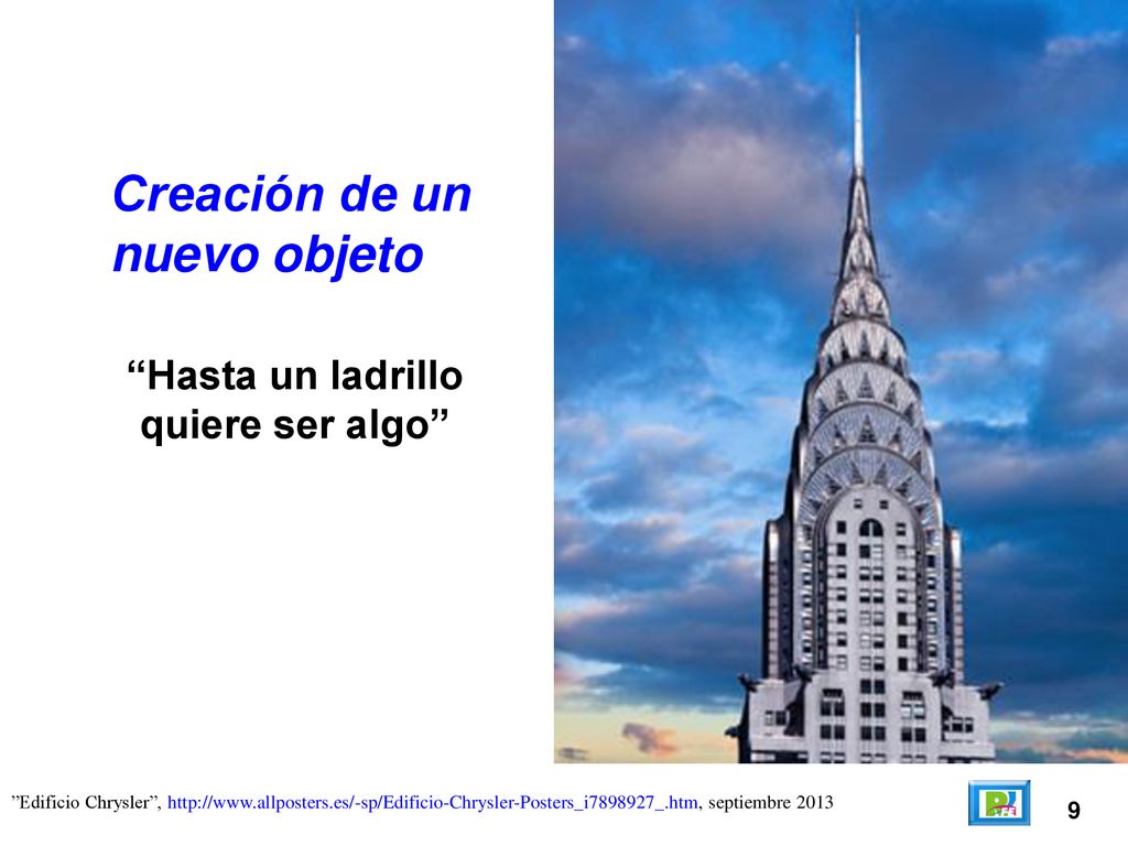 Creación de un nuevo objeto Hasta un ladrillo quiere ser algo 9