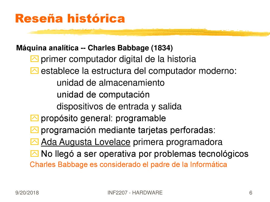 Reseña histórica primer computador digital de la historia