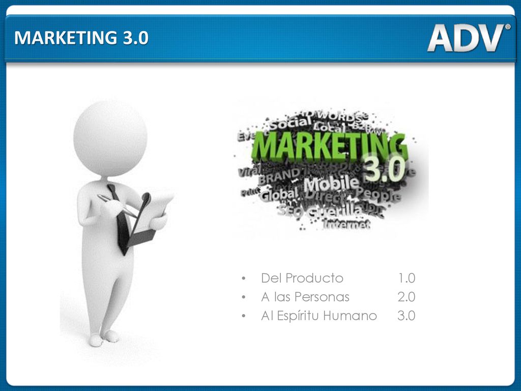 Marketing 3.0 Del Producto 1.0 A las Personas 2.0