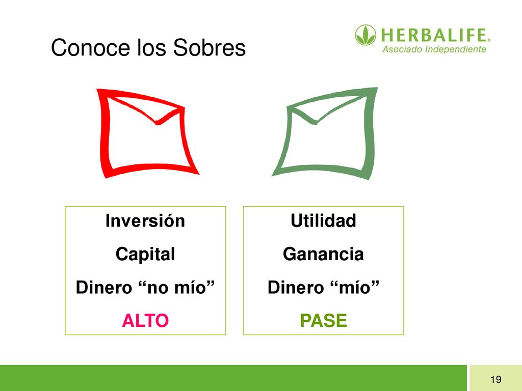 Conoce los Sobres Inversión Capital Dinero no mío ALTO Utilidad