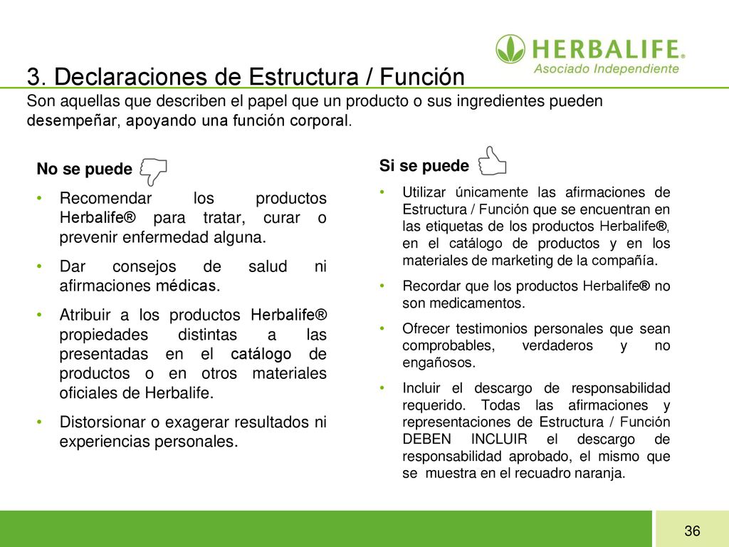 3. Declaraciones de Estructura / Función Son aquellas que describen el papel que un producto o sus ingredientes pueden desempeñar, apoyando una función corporal.