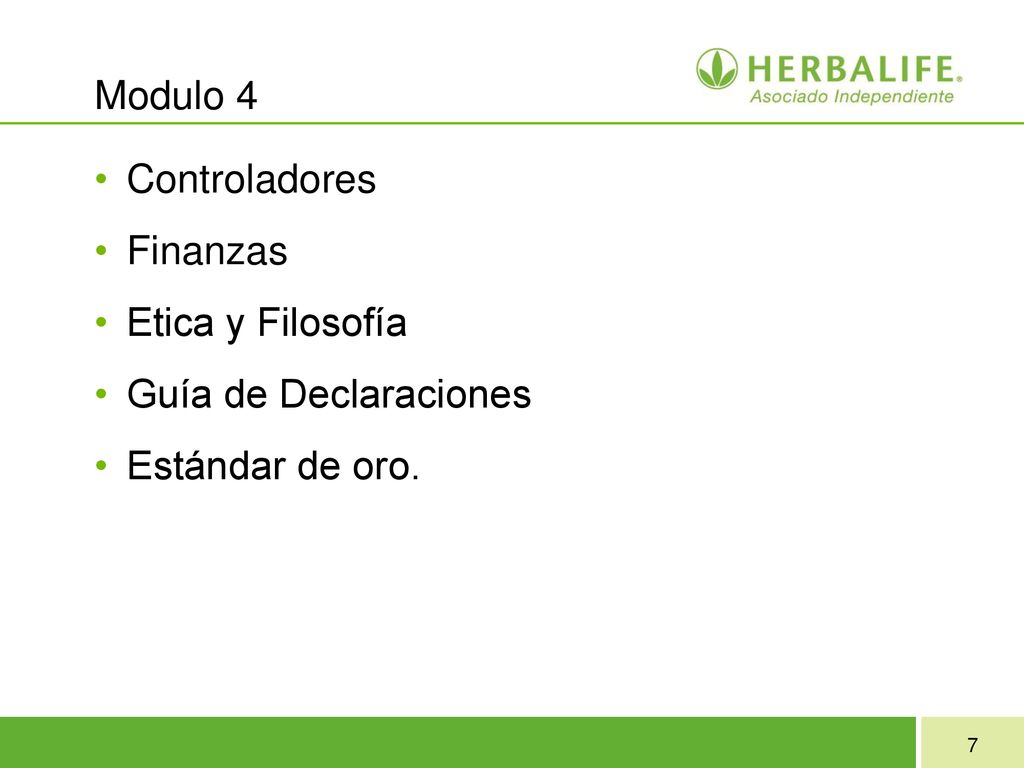 Modulo 4 Controladores Finanzas Etica y Filosofía Guía de Declaraciones Estándar de oro.
