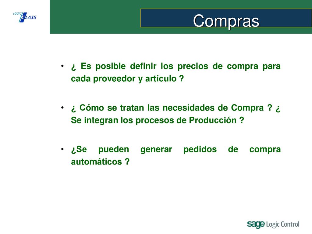 Compras ¿ Es posible definir los precios de compra para cada proveedor y artículo