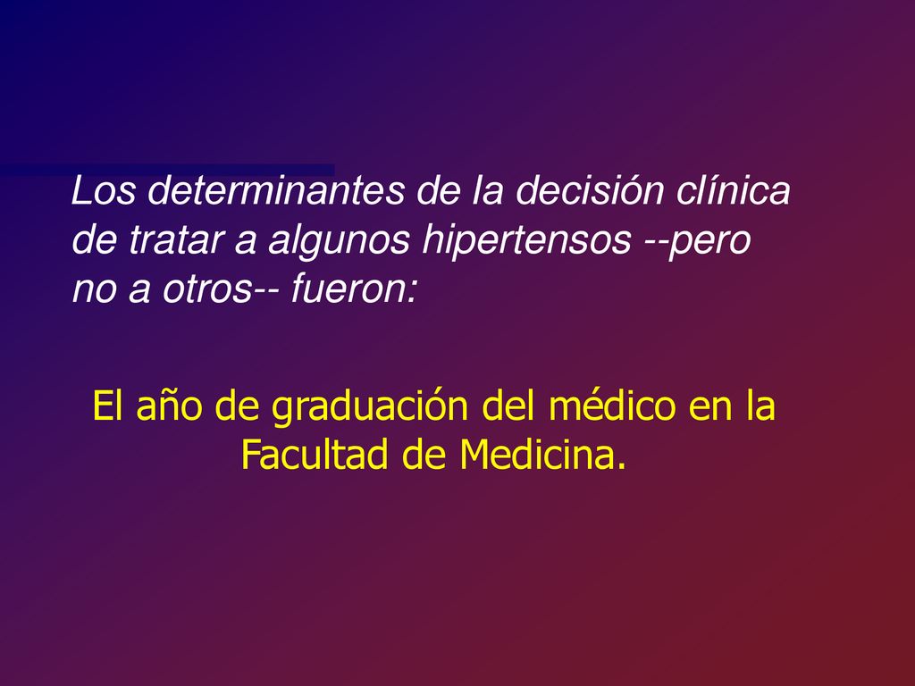 El año de graduación del médico en la Facultad de Medicina.