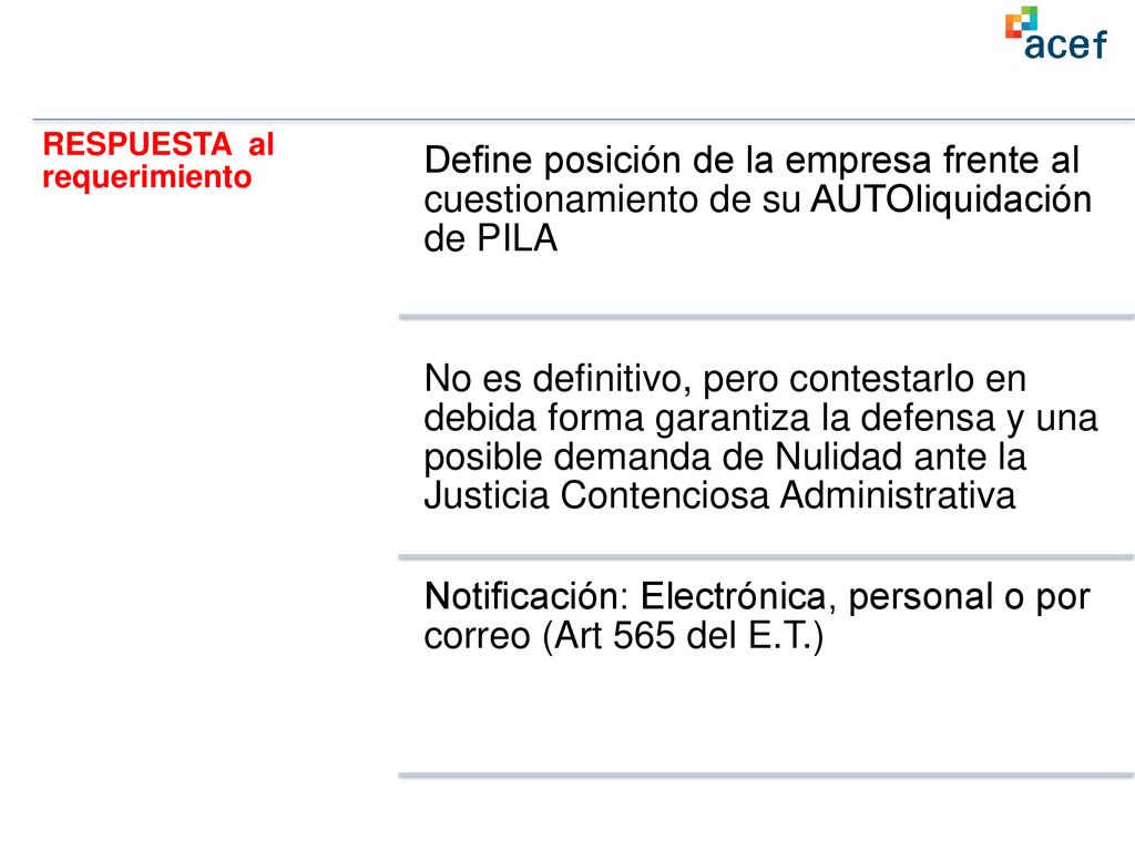 Notificación: Electrónica, personal o por correo (Art 565 del E.T.)
