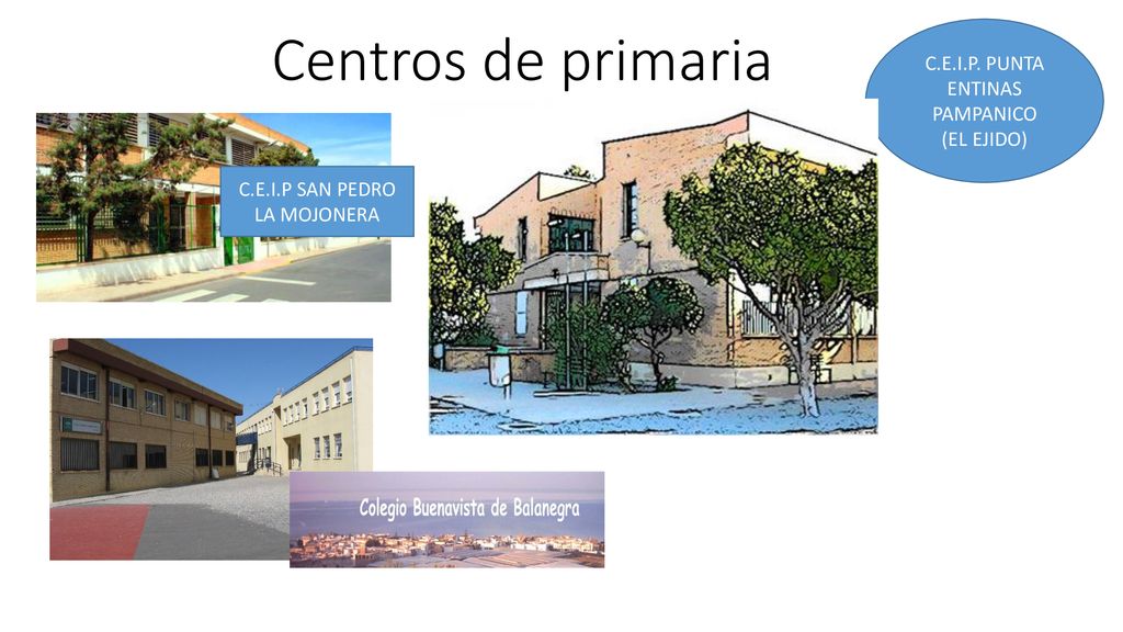 Centros de primaria C.E.I.P. PUNTA ENTINAS PAMPANICO (EL EJIDO)