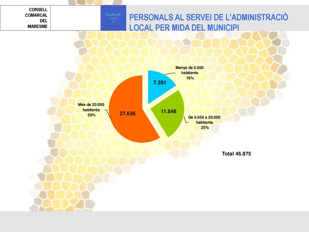 PERSONALS AL SERVEI DE L’ADMINISTRACIÓ LOCAL PER MIDA DEL MUNICIPI