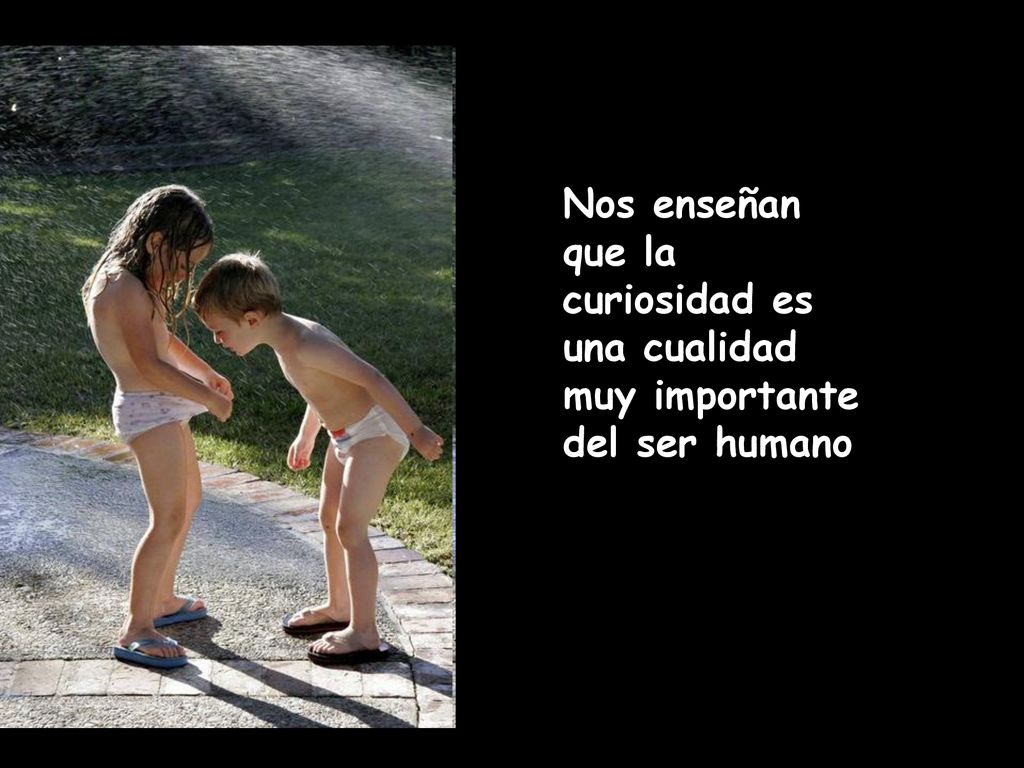 Nos enseñan que la curiosidad es una cualidad muy importante del ser humano