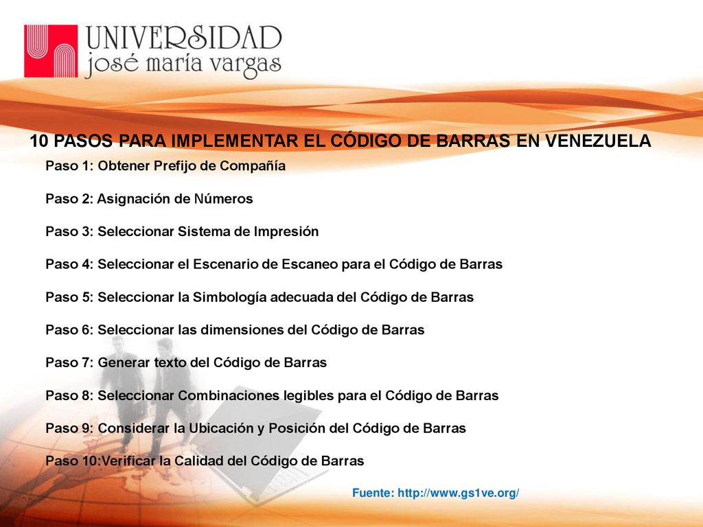 10 PASOS PARA IMPLEMENTAR EL CÓDIGO DE BARRAS EN VENEZUELA