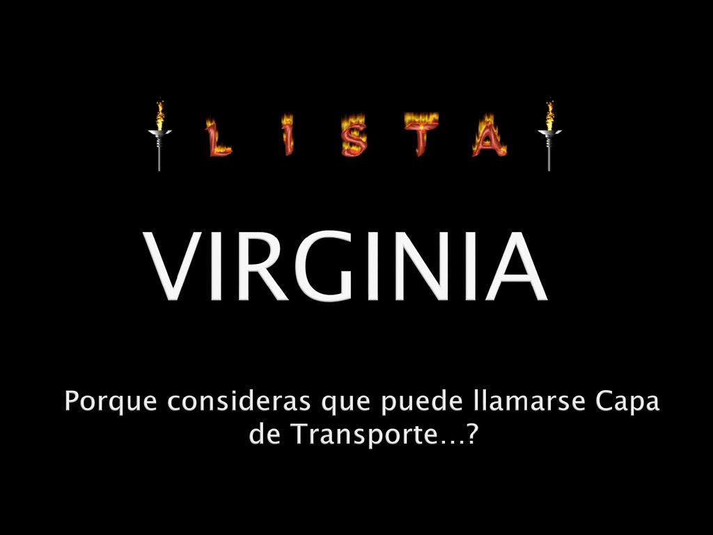 Porque consideras que puede llamarse Capa de Transporte…