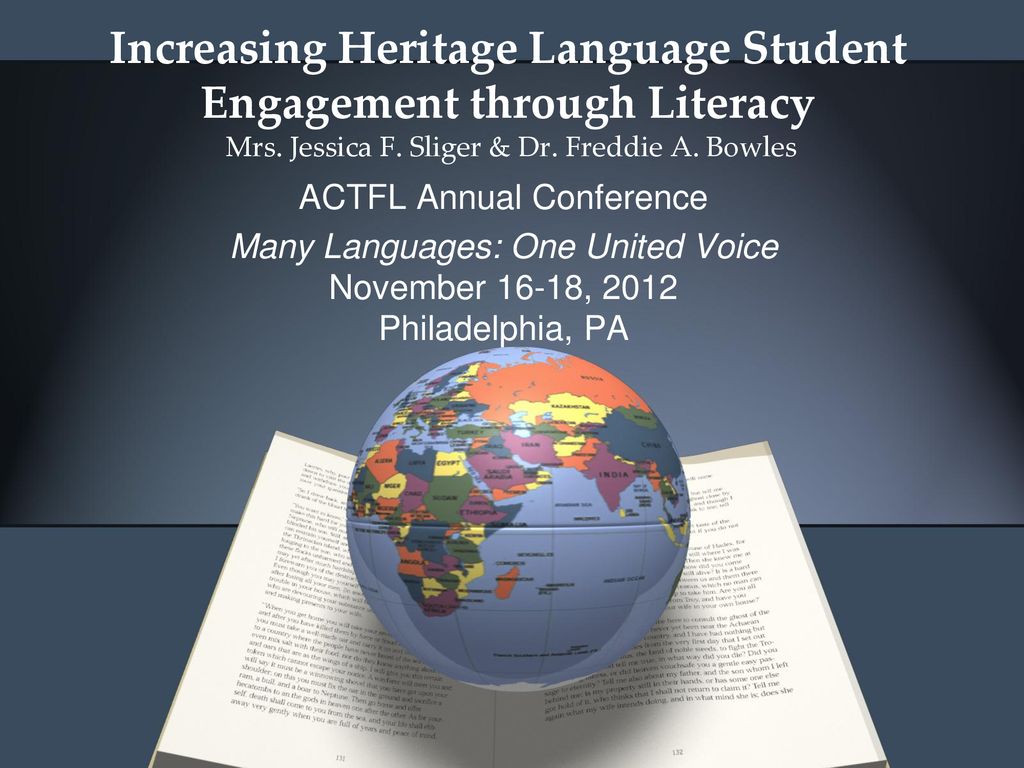 Increasing Heritage Language Student Engagement through Literacy Mrs
