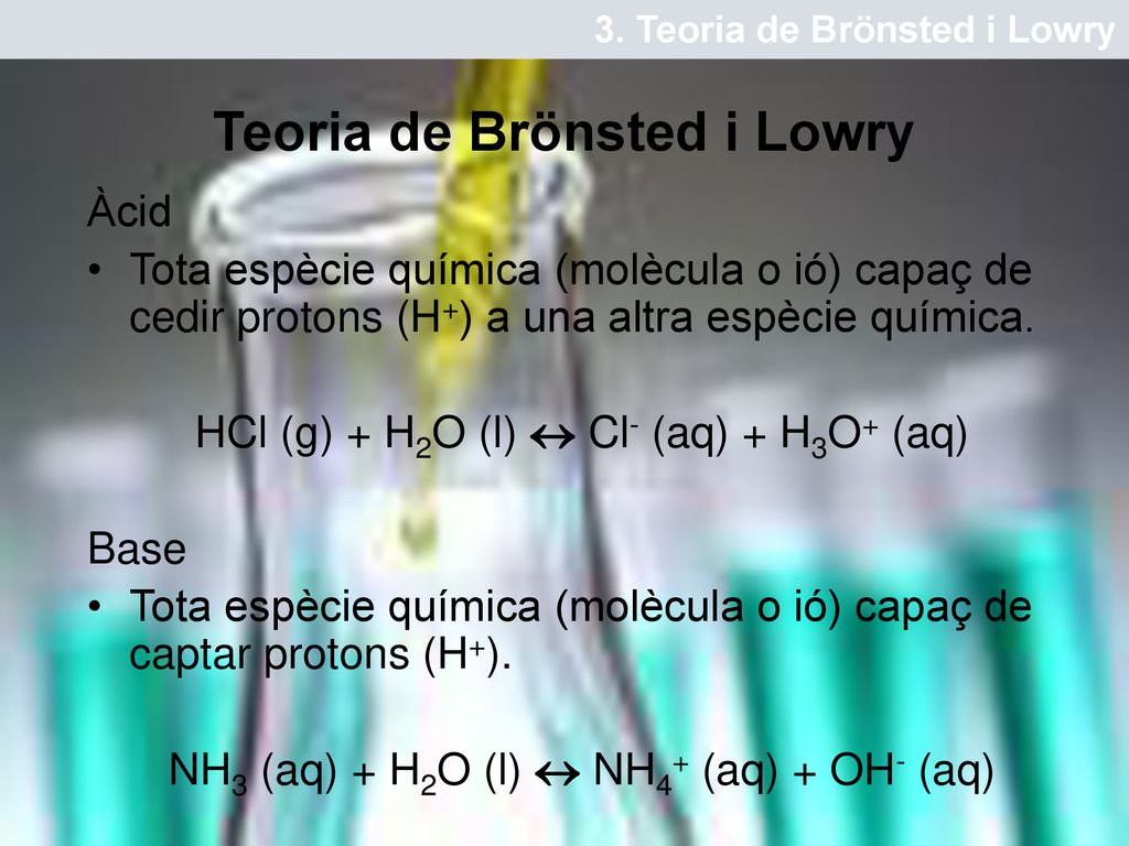 Teoria de Brönsted i Lowry