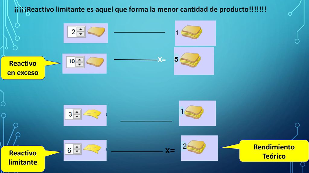 ¡¡¡¡¡Reactivo limitante es aquel que forma la menor cantidad de producto!!!!!!!