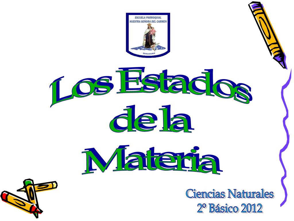 Los Estados De La Materia Ciencias Naturales 2º Basico Ppt Descargar