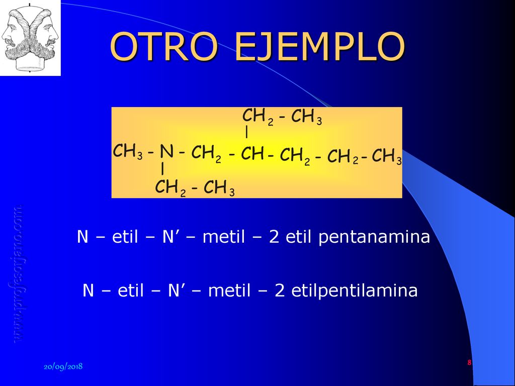 OTRO EJEMPLO N – etil – N’ – metil – 2 etil pentanamina