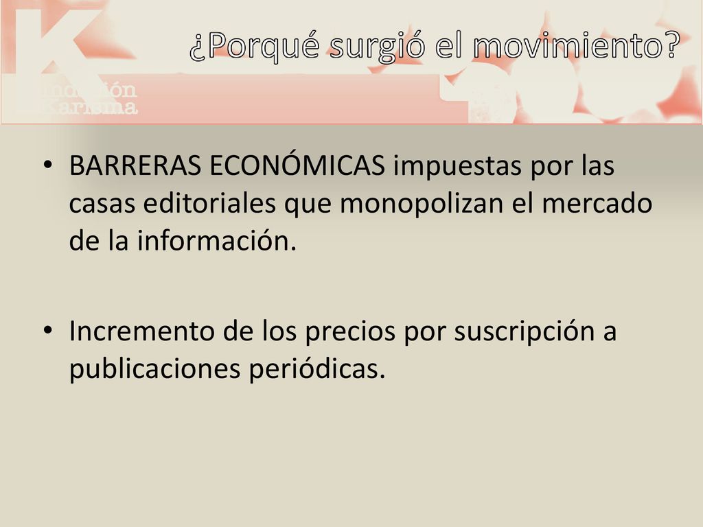 Incremento de los precios por suscripción a publicaciones periódicas.