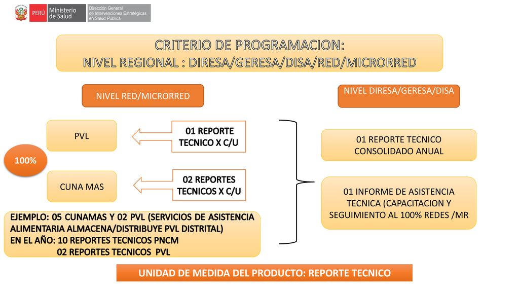 UNIDAD DE MEDIDA DEL PRODUCTO: REPORTE TECNICO