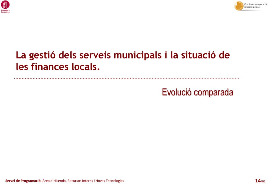La gestió dels serveis municipals i la situació de les finances locals.