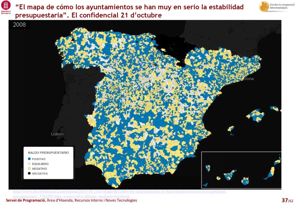 El mapa de cómo los ayuntamientos se han muy en serio la estabilidad presupuestaria . El confidencial 21 d’octubre