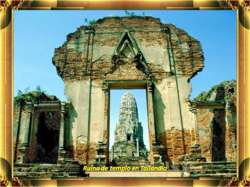 Ruina de templo en Tailandia