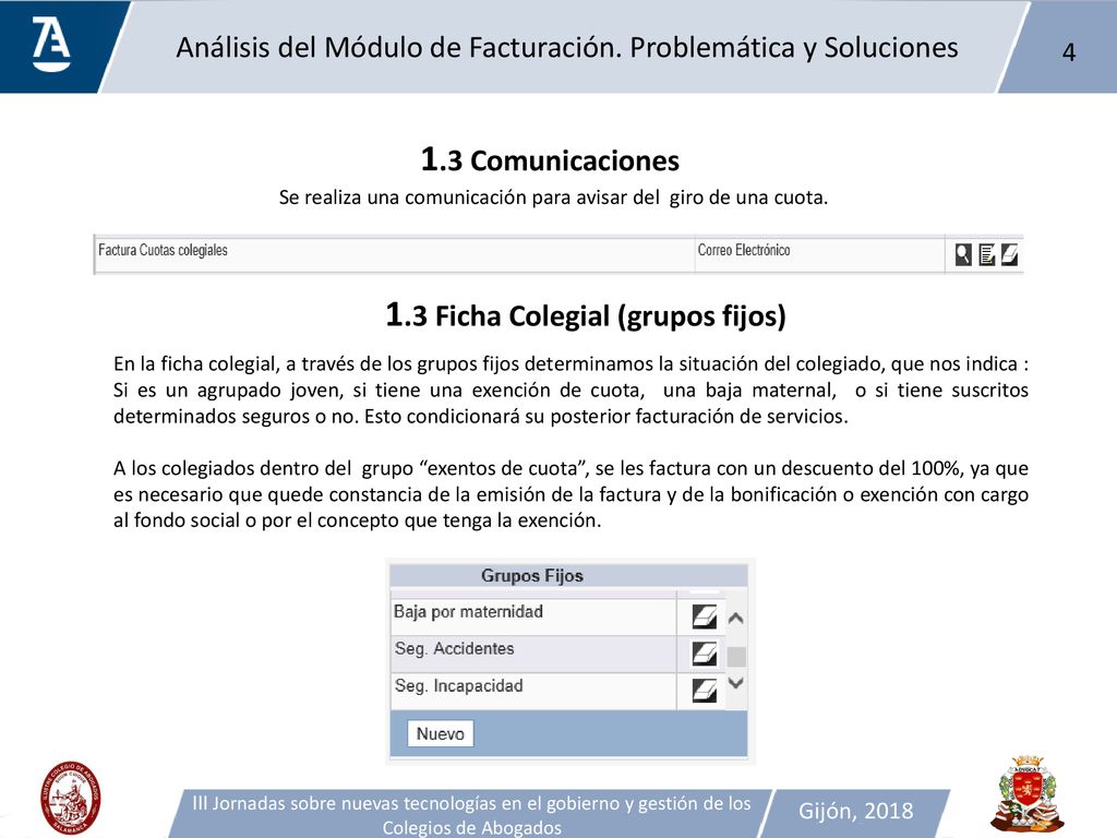 Se realiza una comunicación para avisar del giro de una cuota.