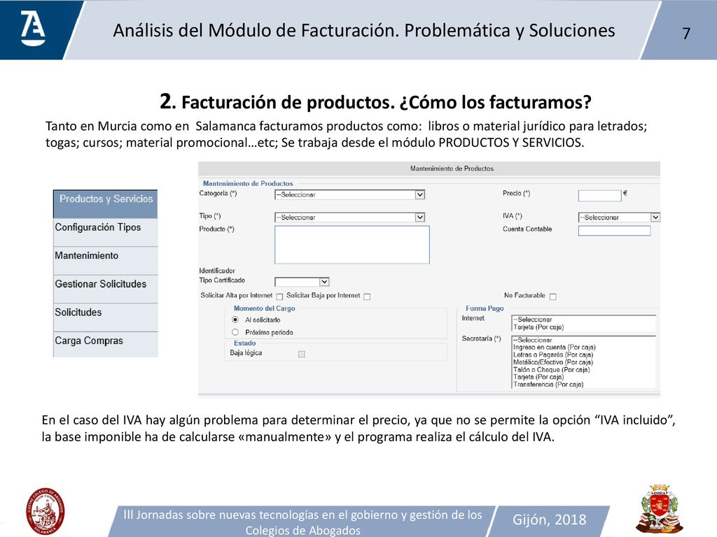 2. Facturación de productos. ¿Cómo los facturamos