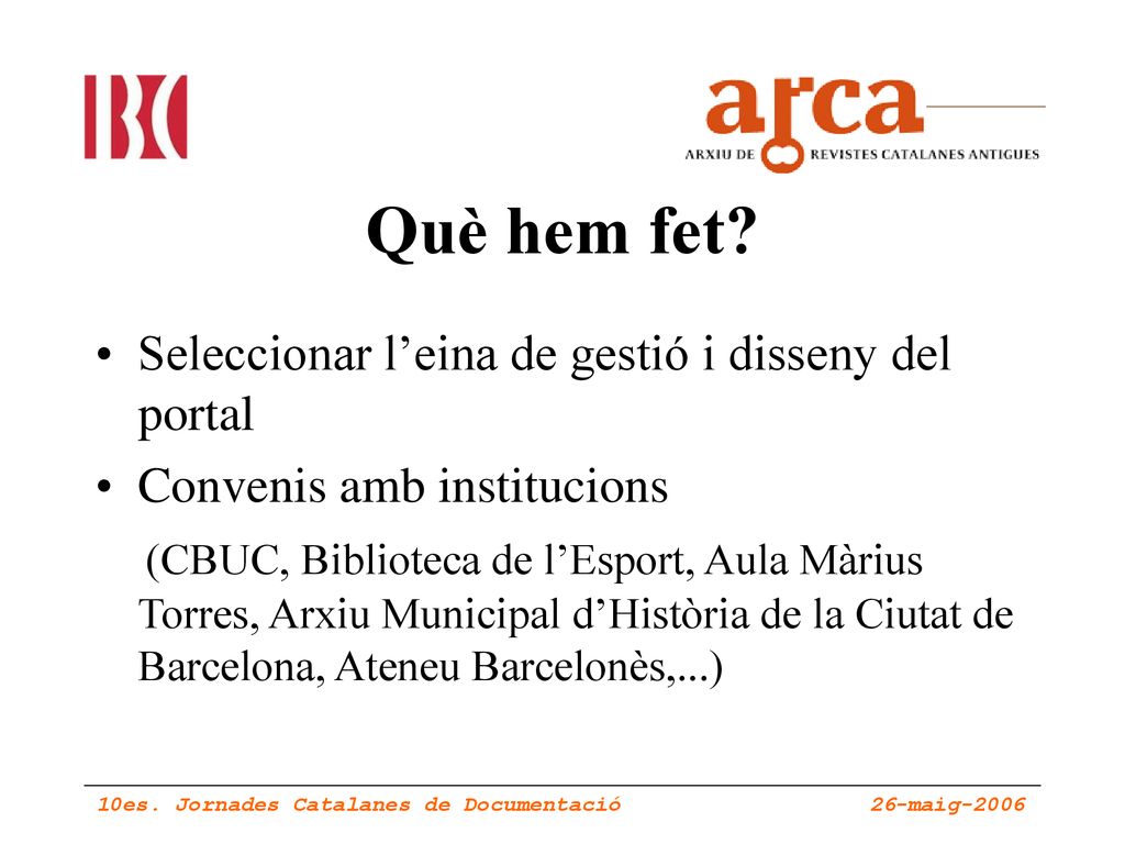 Què hem fet Seleccionar l’eina de gestió i disseny del portal