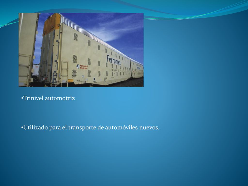 Trinivel automotriz Utilizado para el transporte de automóviles nuevos.